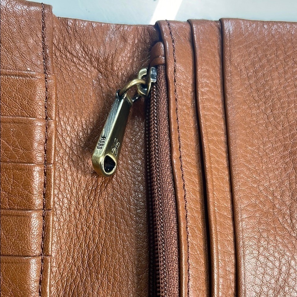 Hobo Multicolor Patchwork Leather Wristlet Clutch… - image 4